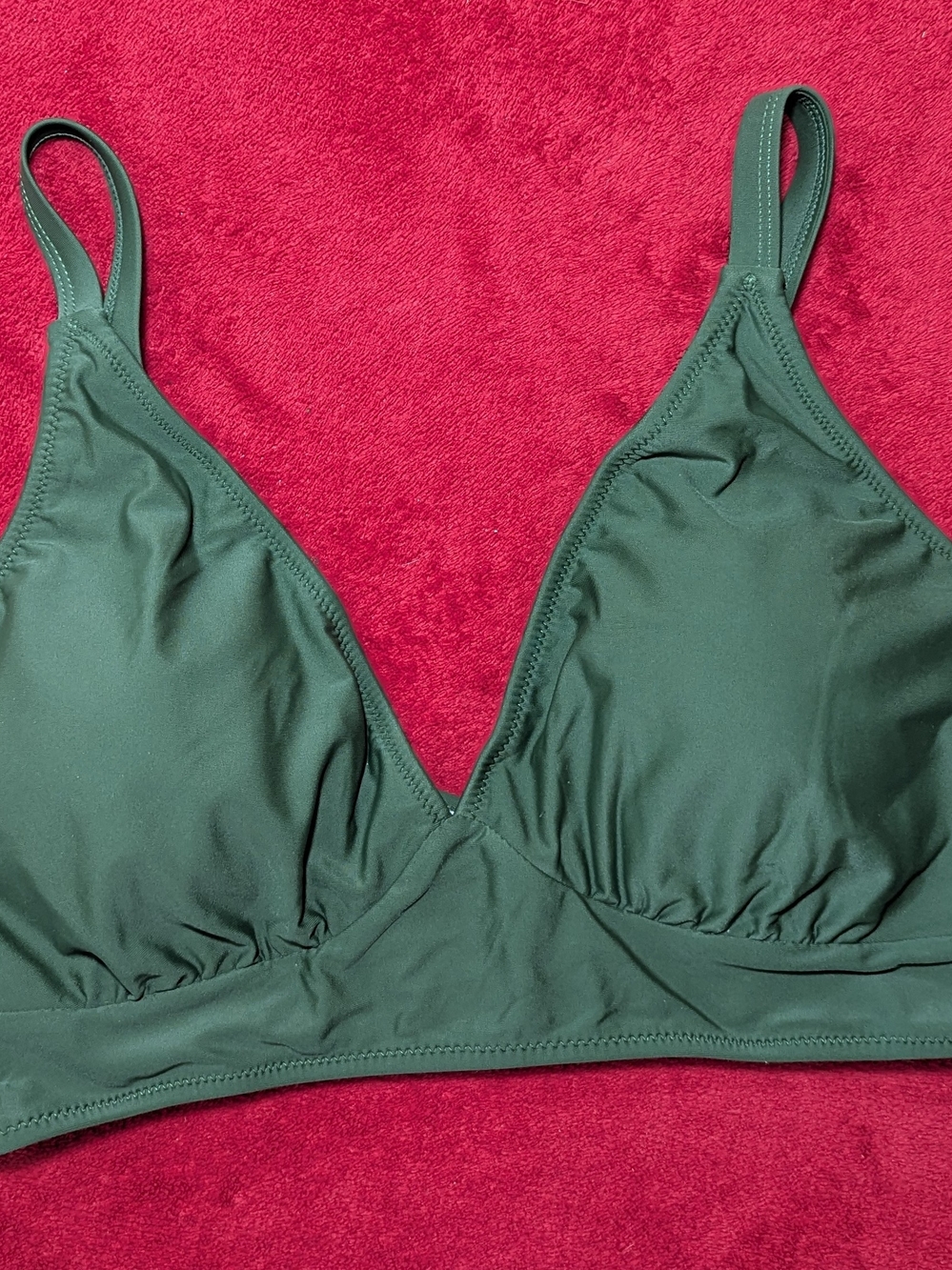 Blooming Jelly Bikini Top Swim Green